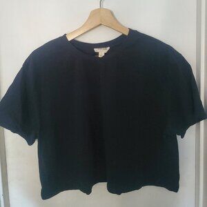 Open Edit (Nordstrom) Boxy Crop T-Shirt Women's Size L